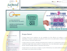 Tablet Screenshot of grupposamed.com